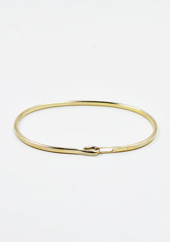 WERKSTATT:MÜNCHEN M2640 SILVER BANGLE HOOK PLAIN | DOSHABURI Shop