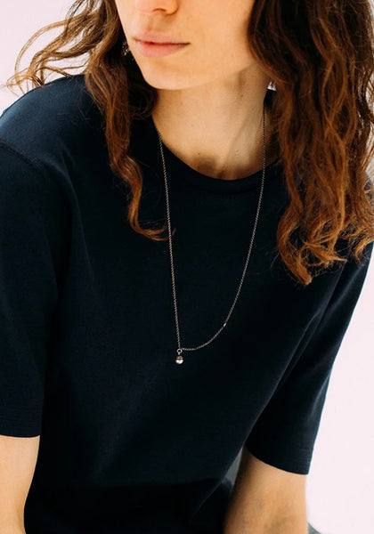 WERKSTATT MÜNCHEN M7570 CHAIN MINI NECKLACE PEARL | DOSHABURI Shop