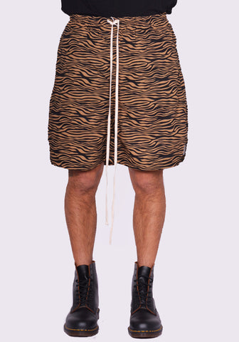 YUIKI SHIMOJI TIGER STRIPES SHORTS | DOSHABURI Online Shop