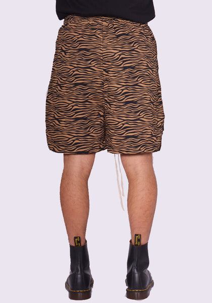 YUIKI SHIMOJI TIGER STRIPES SHORTS | DOSHABURI Online Shop