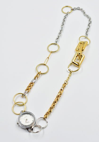 BLESS Nº 78 Z03 MATERIALMIX NECKLACE WATCH | DOSHABURI Online Shop