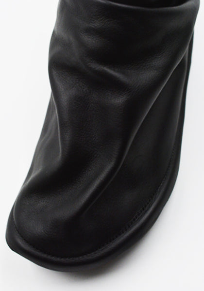 CAMPER x ISSEY MIYAKE K300539-001  PEU FROM LEATHER ANKLE BOOTS BLACK (New Season FW25)