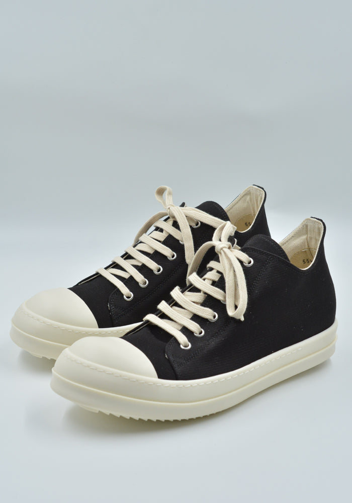 RICK OWENS DRKSHDW LOW SNEAKERS BLACK SS24 | DOSHABURI Online Shop