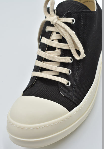 RICK OWENS DRKSHDW LOW SNEAKERS BLACK SS24 | DOSHABURI Online Shop