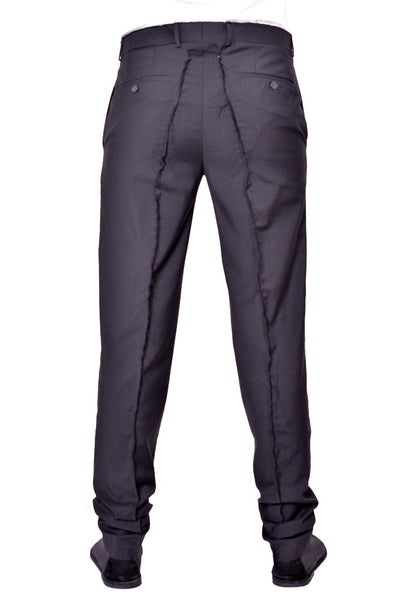 HODAKOVA HORSEHAIR TROUSERS BLACK SS26 | DOSHABURI Online Shop