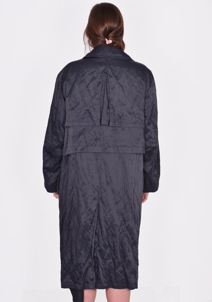 KIKO KOSTADINOV WOMEN KKWSS24C02-21 MALLARME COAT PEBBLE BLACK SS24 | DOSHABURI Online Shop