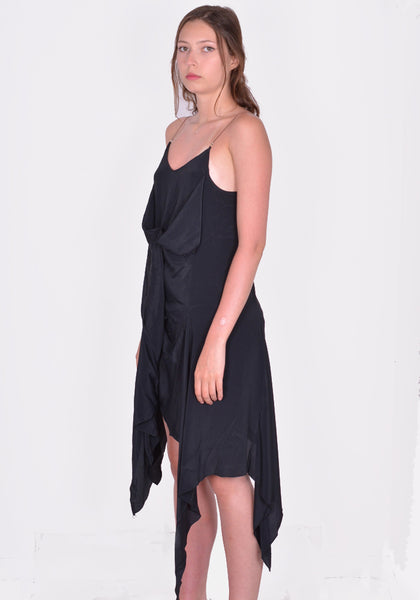 KIKO KOSTADINOV WOMEN KKWSS24D02-24 JOGAKBO DRESS CROW BLACK SS24 | DOSHABURI Online Shop