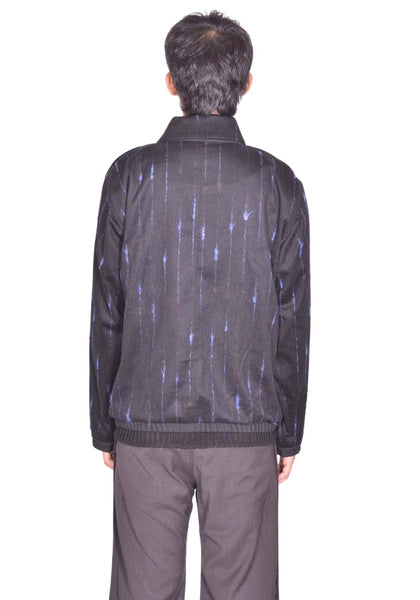 KIKO KOSTADINOV MEN KKSS26J06-46 KOMLO JACKET BLACK & ROYAL BLUE (New Season SS26)