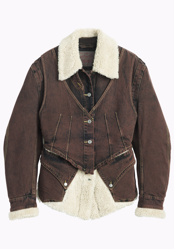 KIKO KOSTADINOV x LEVI'S FAUN DUAL JACKET BROWN FW24 | DOSHABURI Shop