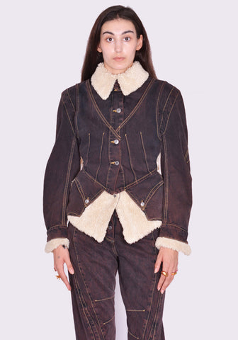 KIKO KOSTADINOV x LEVI'S FAUN DUAL JACKET BROWN FW24 | DOSHABURI Shop