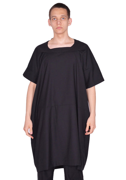 MARINA YEE SS23-0021-999 PEPPER FOLD COLLAR DRESS SS23 | DOSHABURI Online Shop