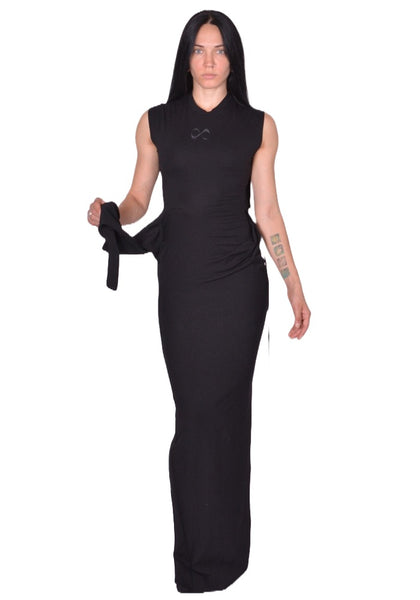 OTTOLINGER 115-502315-01 SLEEVY MAXI DRESS BLACK (New Season FW25)