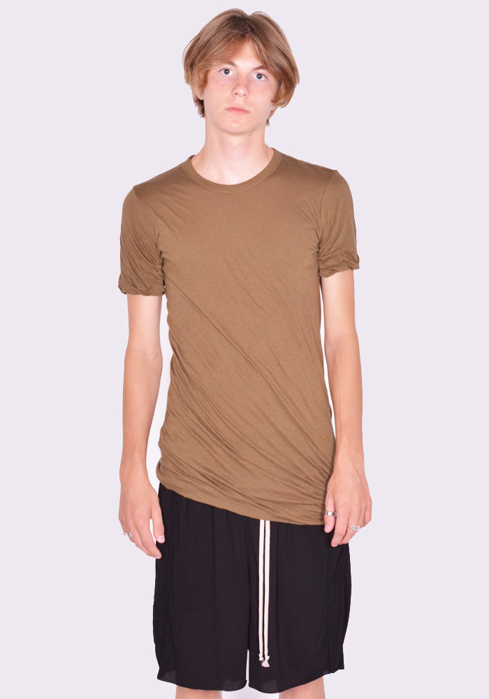 RICK OWENS MEN RU02D6256 UC DOUBLE LAYERED T-SHIRT BEEN FW24 | DOSHABURI Shop