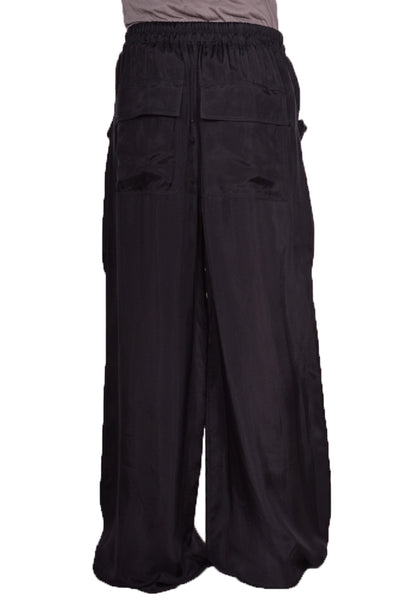 RICK OWENS MEN RU01D3387 J LIDO PANTS BLACK SS24 | DOSHABURI Online Shop