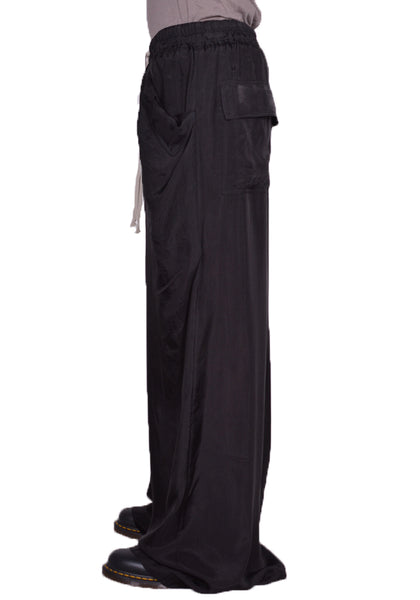 RICK OWENS MEN RU01D3387 J LIDO PANTS BLACK SS24 | DOSHABURI Online Shop