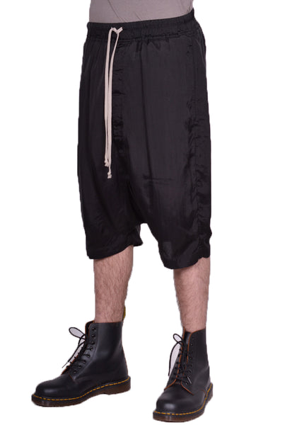 RICK OWENS MEN RU01D3384 J 09 RICK'S PODS SHORTS BLACK SS24 | DOSHABURI Online Shop