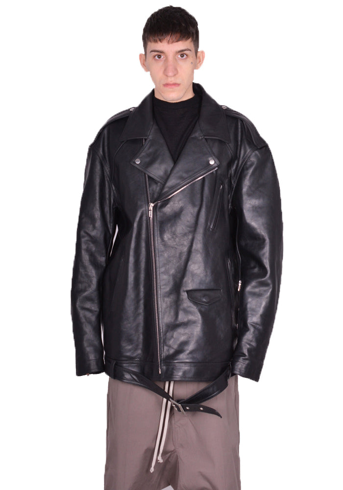 RICK OWENS JUMBO LUKE STOOGES JACKET BLACK SS24 | DOSHABURI Shop ...