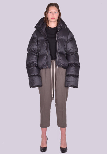 RICK OWENS WOMEN RP02D3772 NPD3 TURTLE JACKET BLACK FW24 | DOSHABURI Online Shop