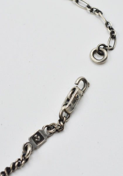 WERKSTATT:MÜNCHEN M3851 FAITH LOVE HOPE CHOKER NECKLACE SILVER (New Season)