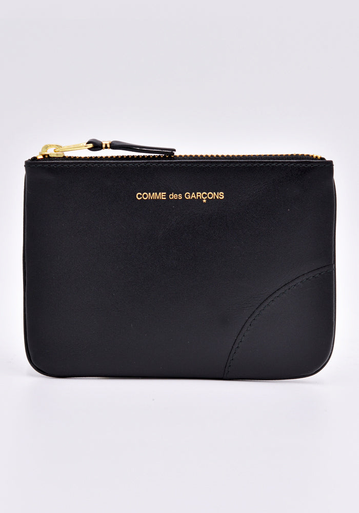 COMME DES GARCONS SA8100 TOP ZIP WALLET CLASSIC BLACK DOSHABURI