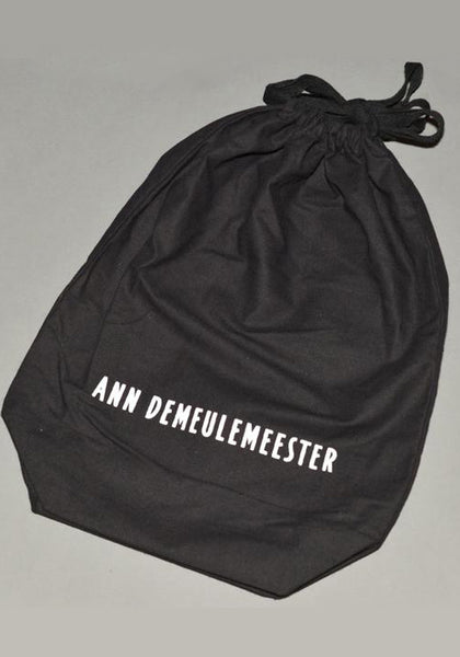 ANN DEMEULEMEESTER ZIPPED LEATHER CLUTCH BAG BLACK 50%OFF SALE Online