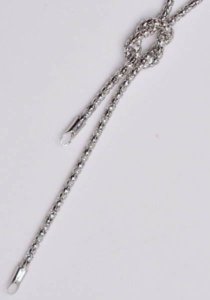 BLESS N°71 Z03 MATERIALMIX NECKLACE SILVER WATCH MIXED SS22 | DOSHABURI Online Shop