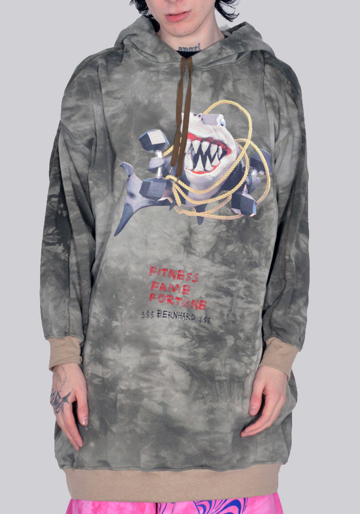 BERNHARD WILLHELM ベルンハルトウィルヘルム通販 | パーカー TIEDYE SWEAT HOODIE GREY/KHAKI |  DOSHABURI – DOSHABURI | 50%OFF サマーセール SS24 | 日本国内配送(関税なし) キャンペーン