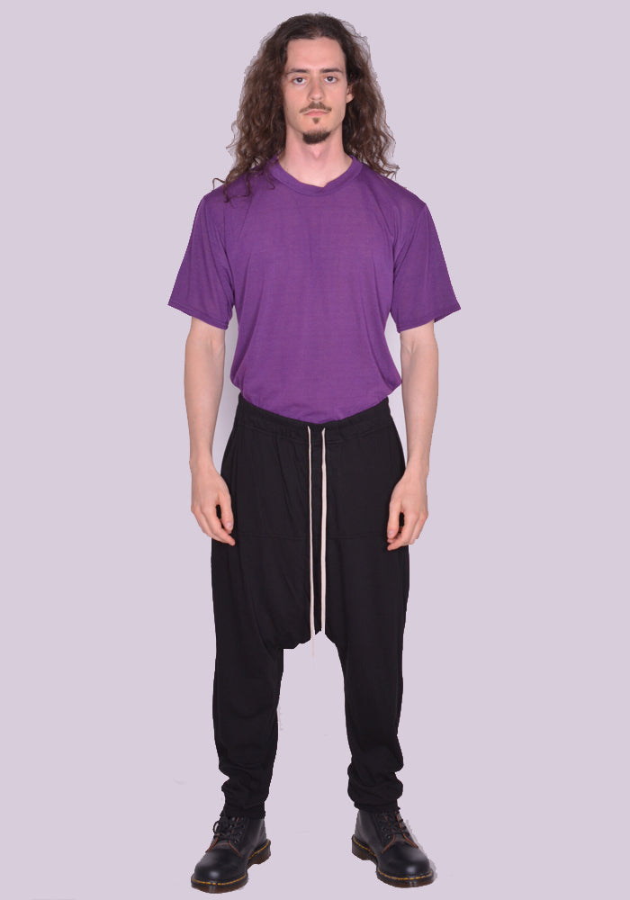 RICK OWENS DRKSHDW リック オウエンス ダークシャドー通販 DU01C6395 RN PRISONER DRAWSTRING  PANTS BLACK | DOSHABURI Online Shop