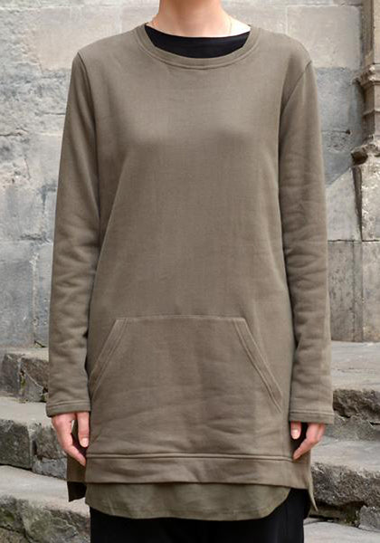 FIRST AID TO THE INJURED MEMBRII SWEATSHIRT SAGE-50%OFF SALE