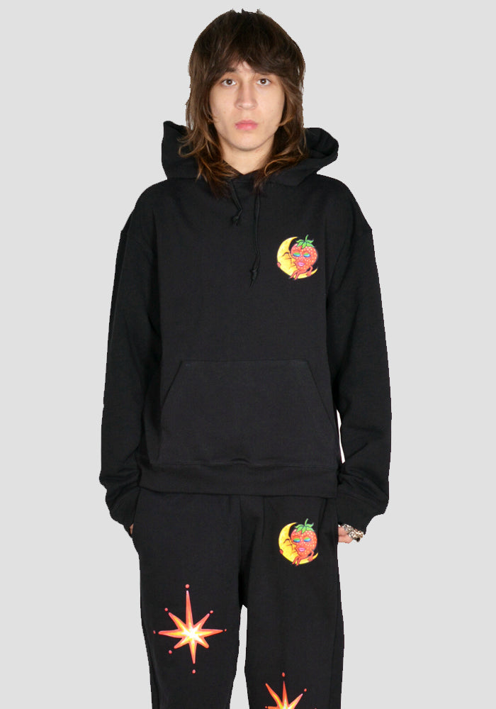 SKY HIGH FARM スカイハイファーム通販 スウェットシャツ ALLY BO FIREWORK SWEAT HOODIE BLACK |  DOSHABURI