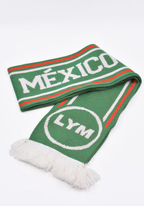 LIBERAL YOUTH MINISTRY LYM03K015 JACQUARD KNIT FOOTBALL SCARF GREEN