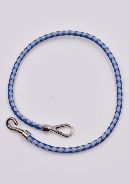 MARNI BRZB0017A0 BRAIDED LEATHER BRACELET BLUE/LIGHT BLUE SS22 | DOSHABURI Online Shop