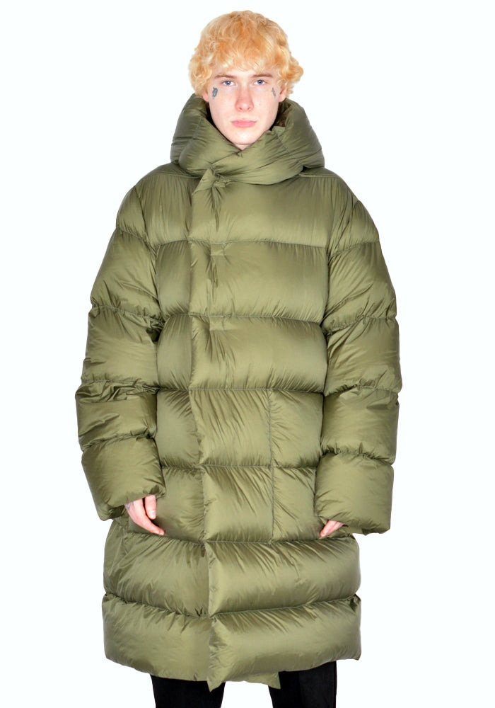 RICK OWENS RU02B2998 NZD3 15 PADDED & QUILTED HOODED LINER COAT ...